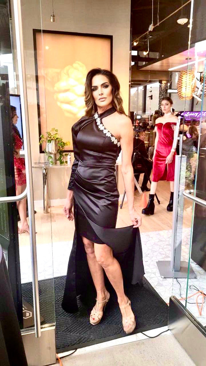 Black Train Dress