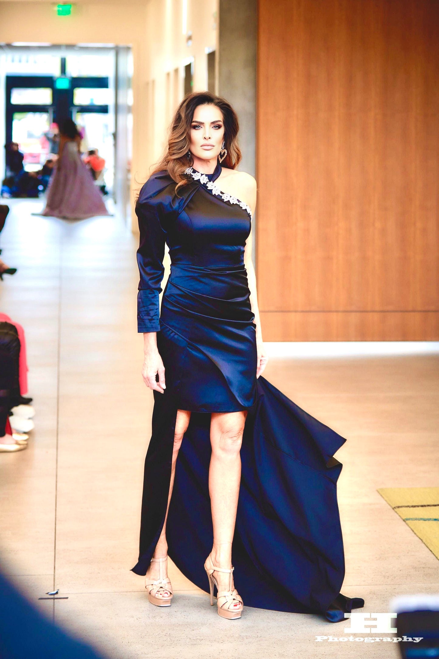 Black Train Dress