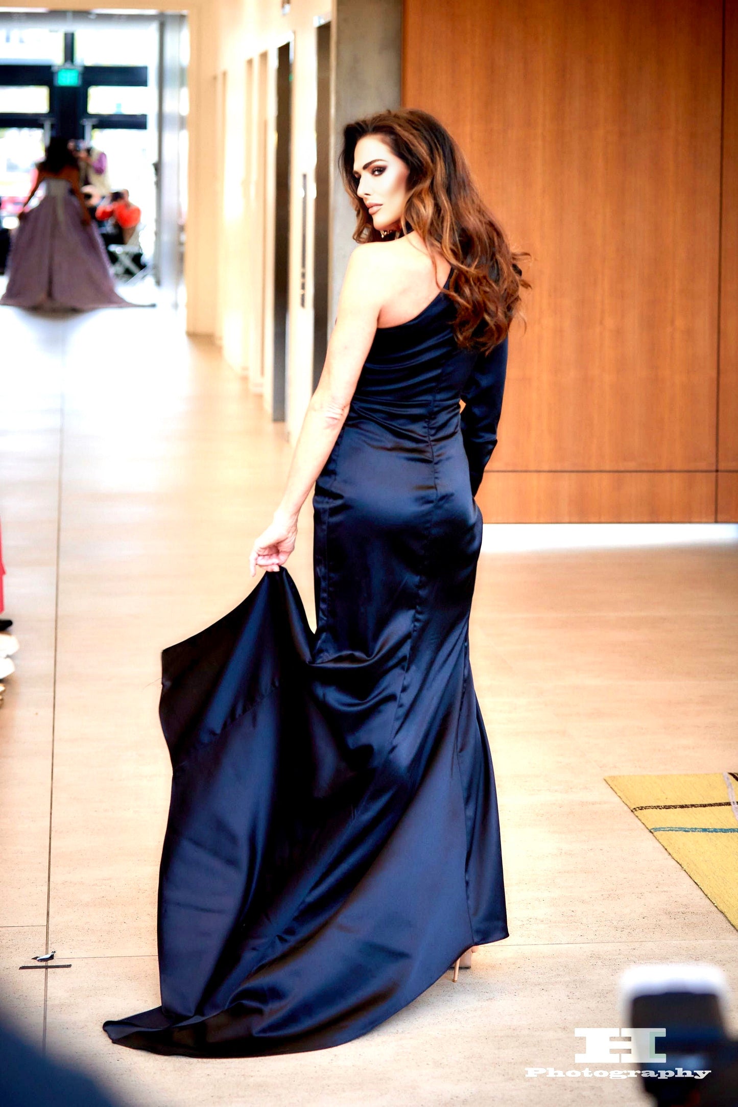 Black Train Dress