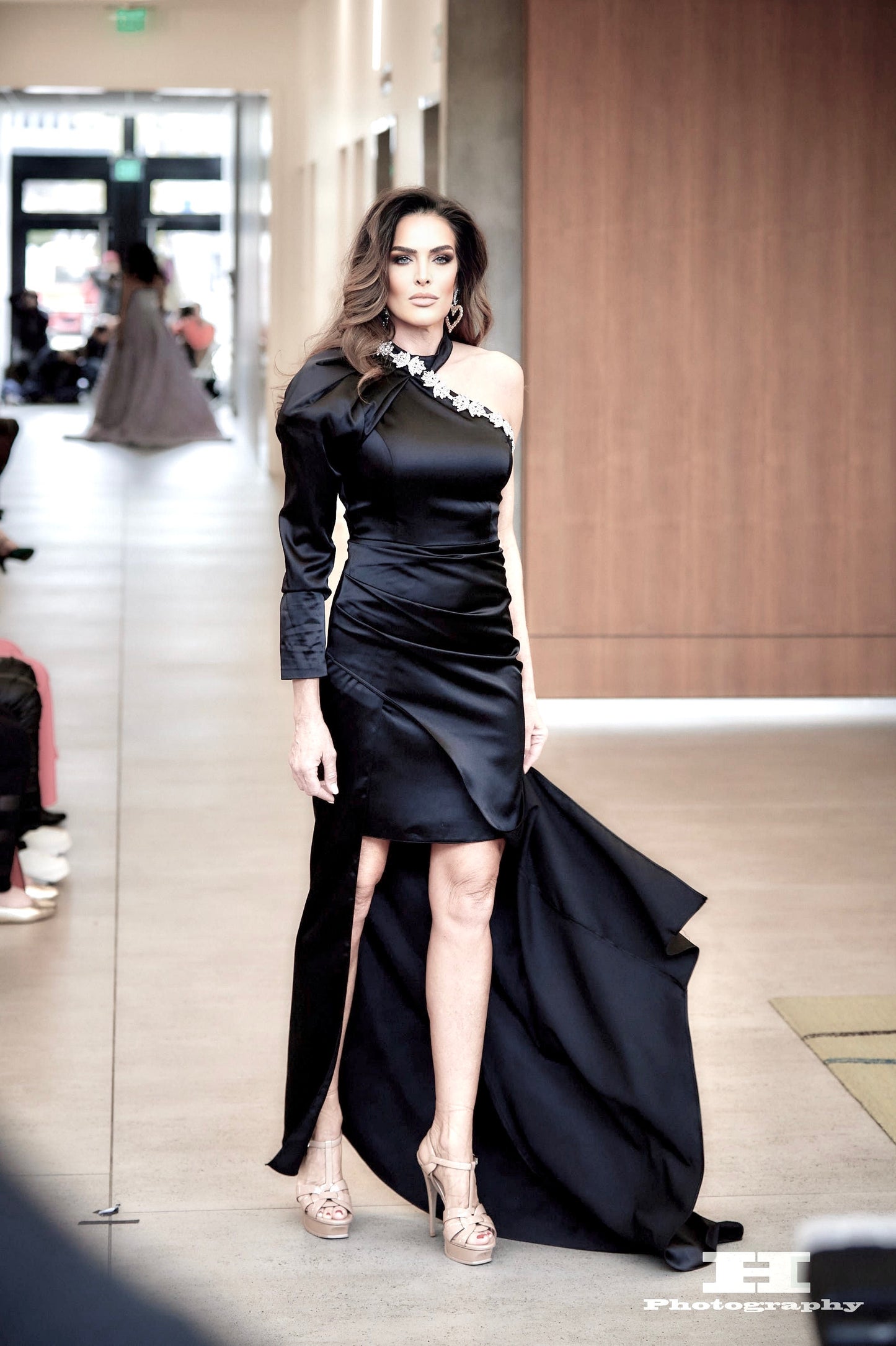Black Train Dress