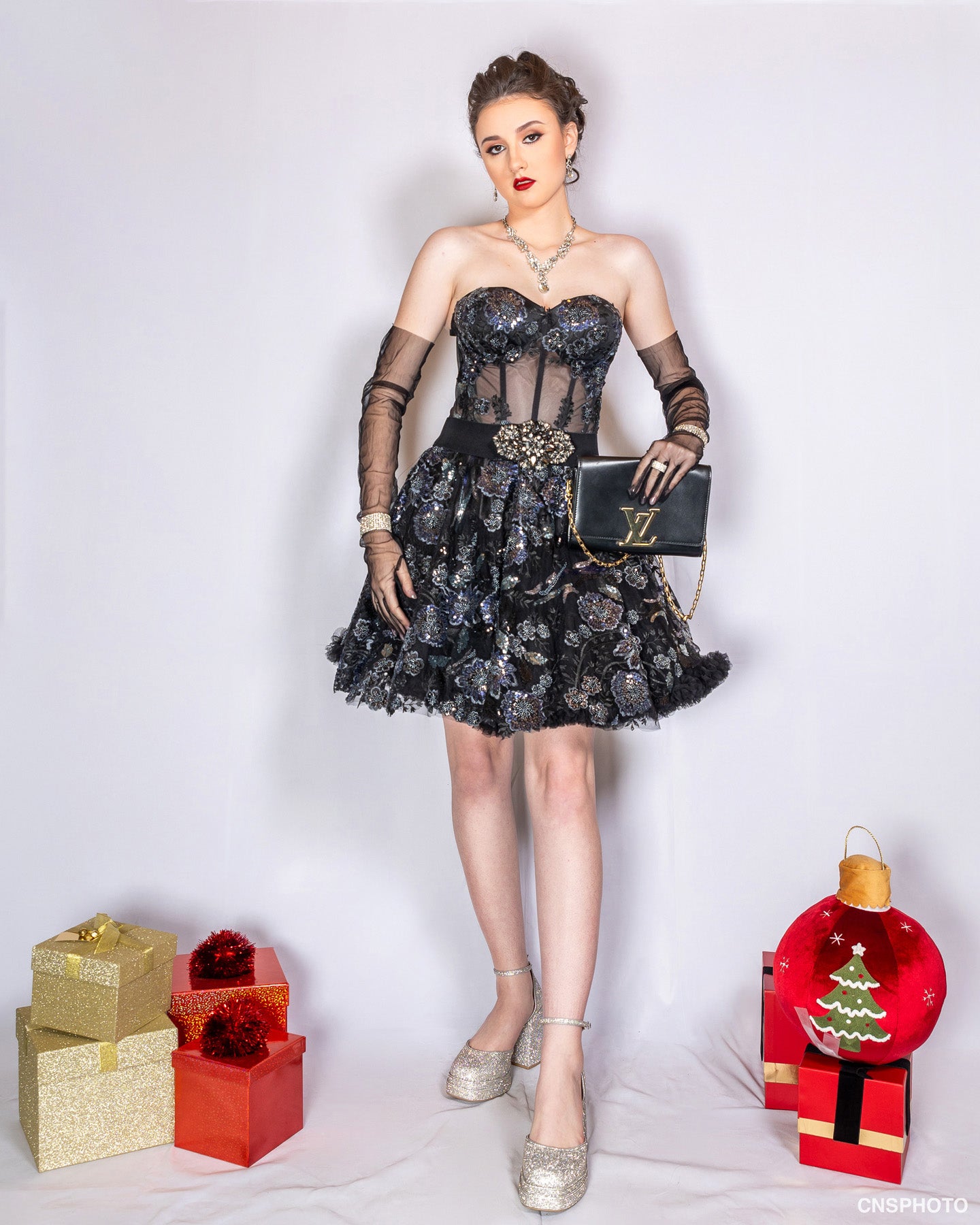 Black Mini Strapless