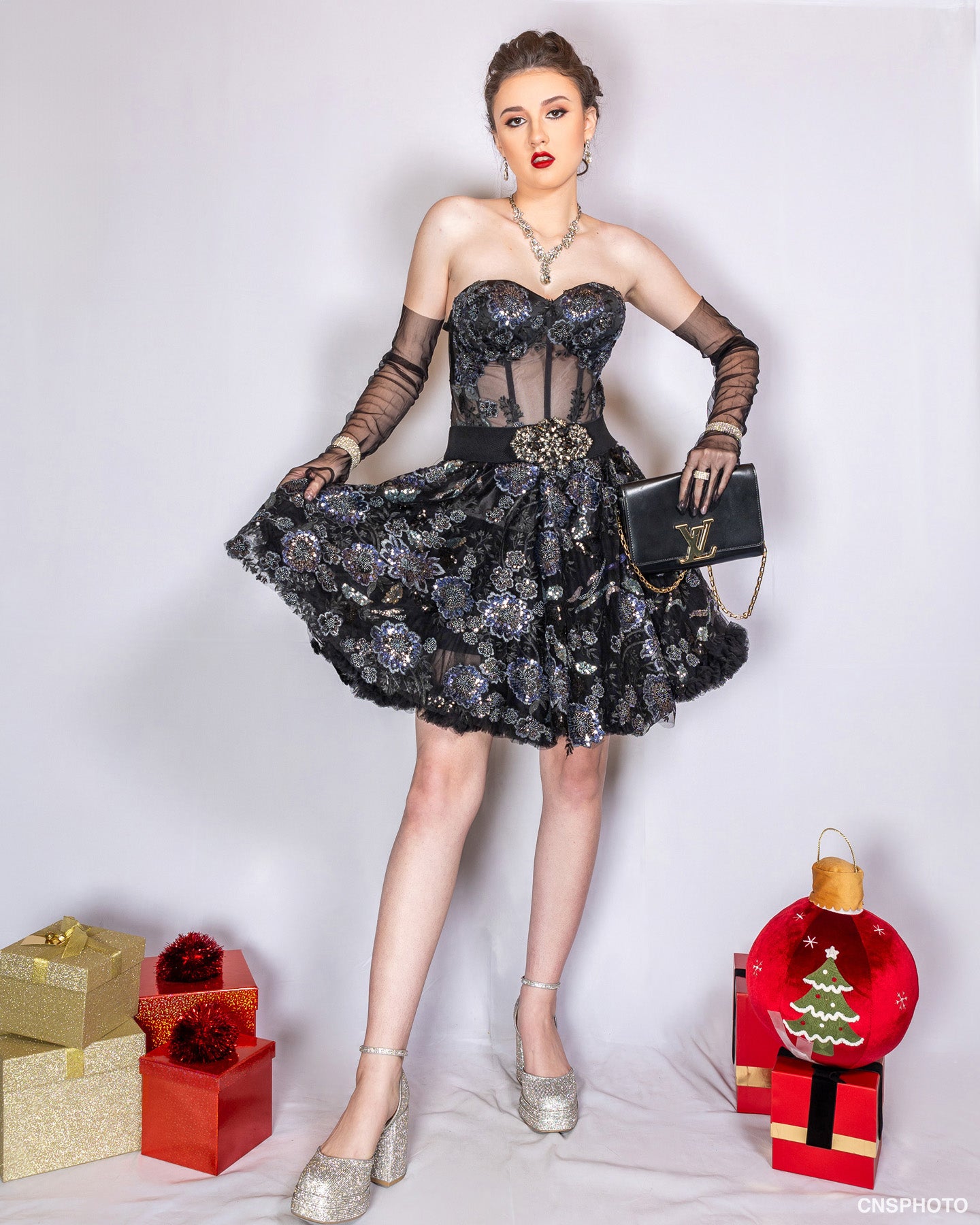 Black Mini Strapless
