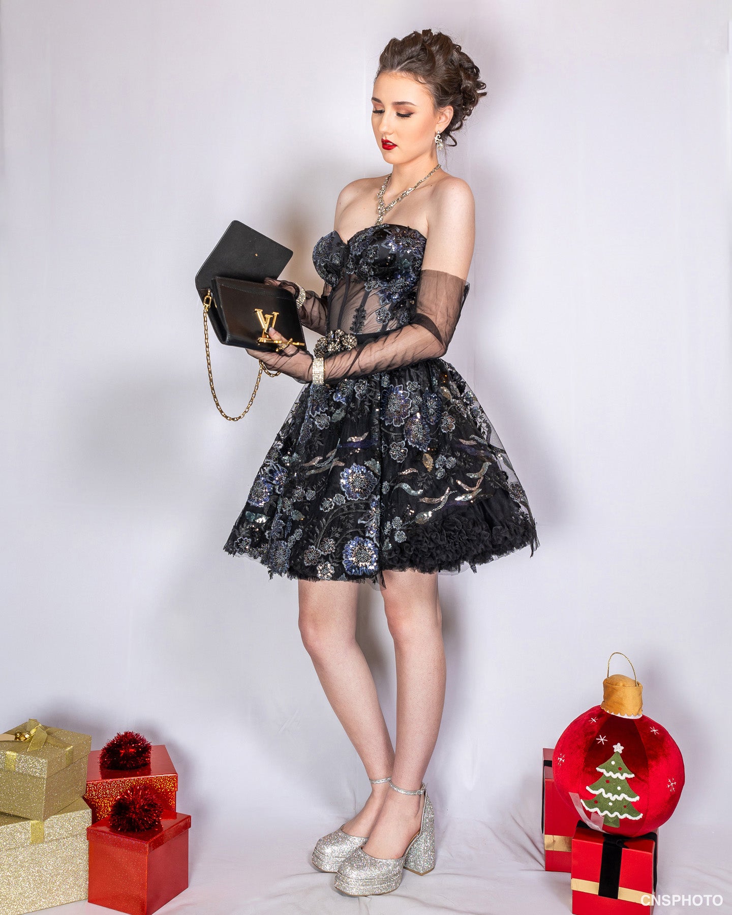 Black Mini Strapless