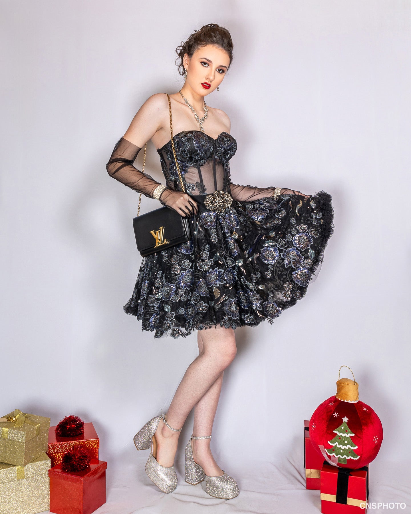 Black Mini Strapless