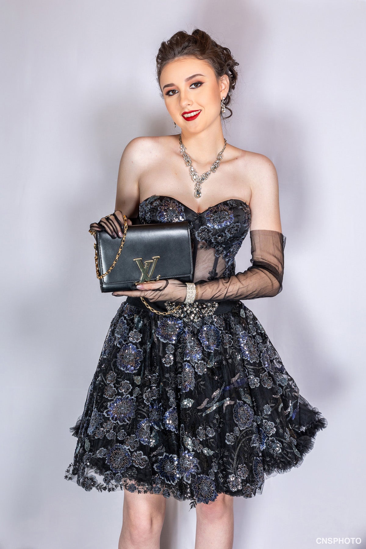 Black Mini Strapless