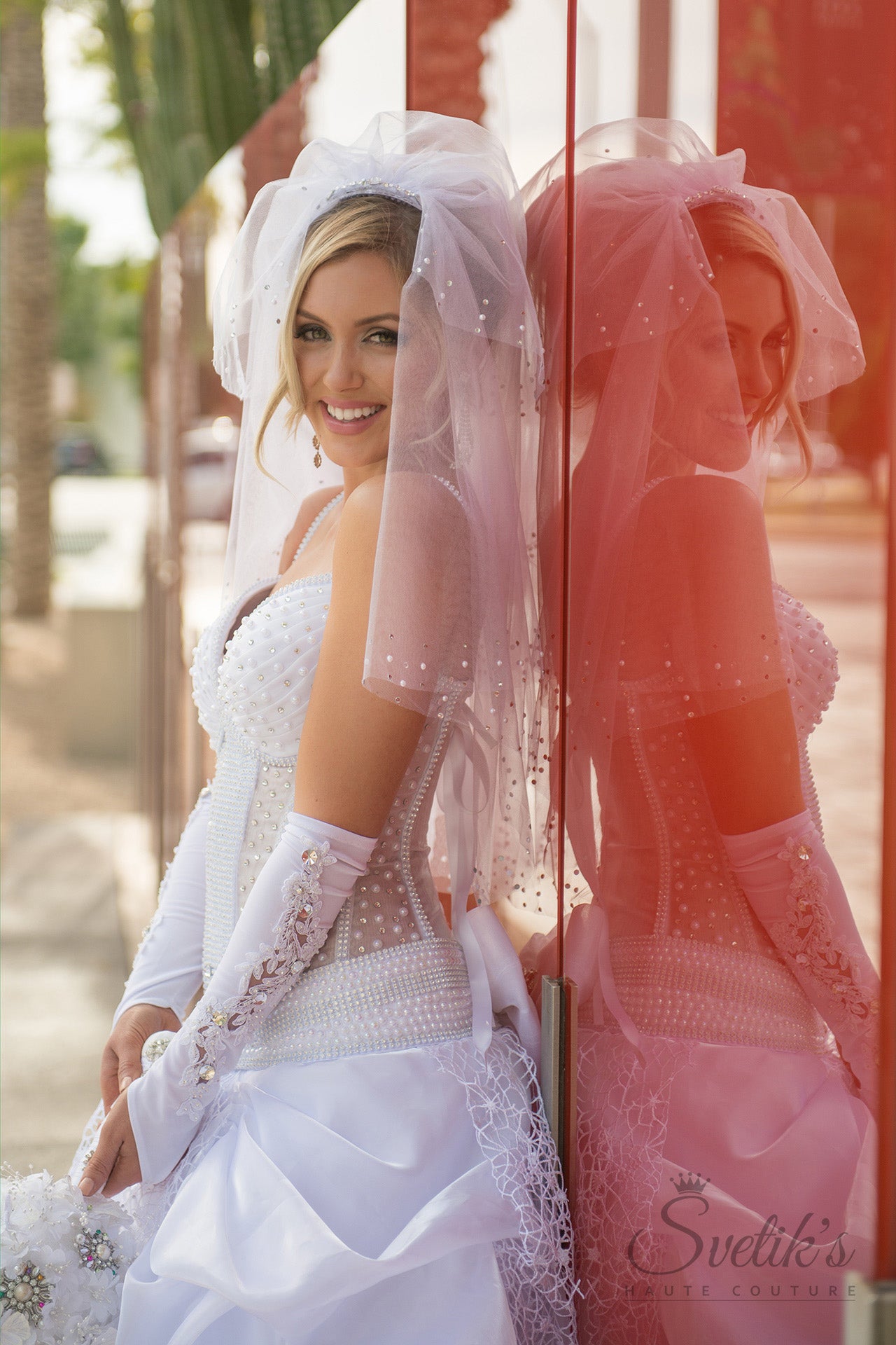 Brides Web 2 Sample - In Stock in size x-small/small (0-4)