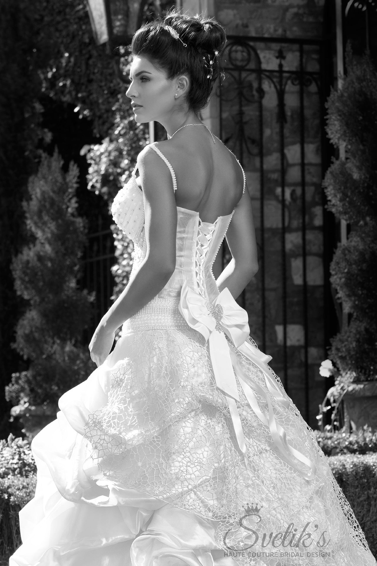 Brides Web Sample - In Stock in size x-small/small (0-4)