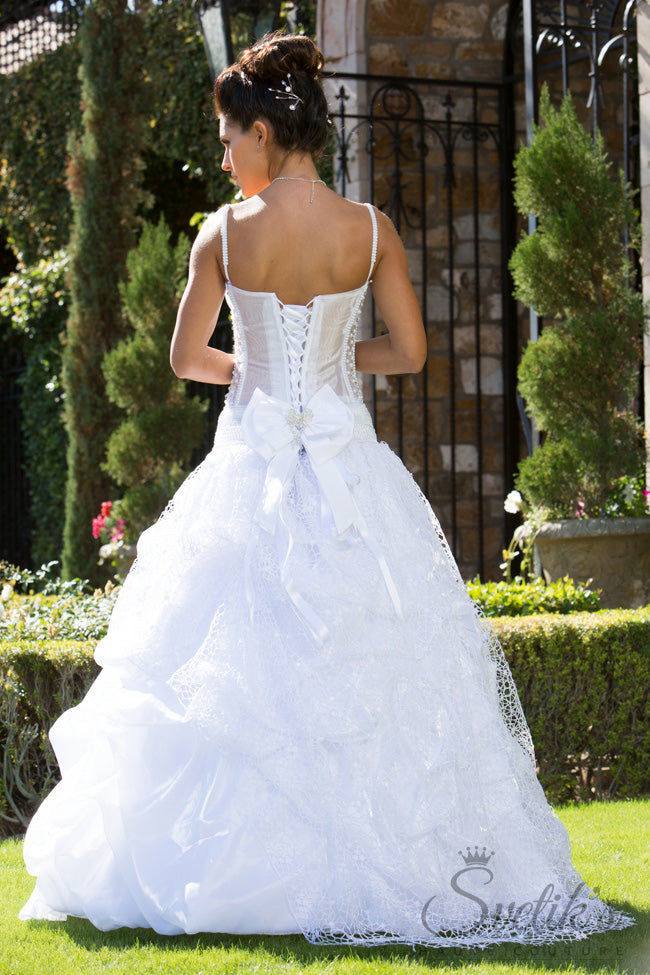 Brides Web Sample - In Stock in size x-small/small (0-4)
