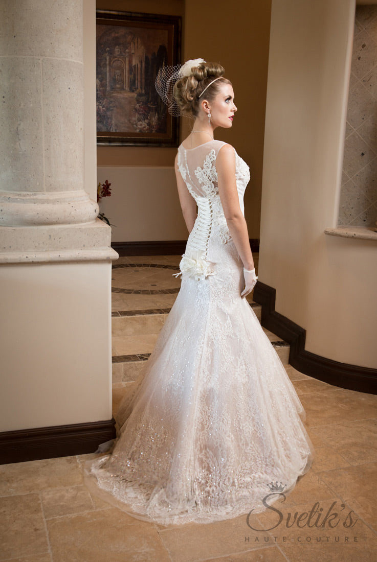 Blossoming Almond - Candleglow Lace - In Stock in size x-small/small (0-4)