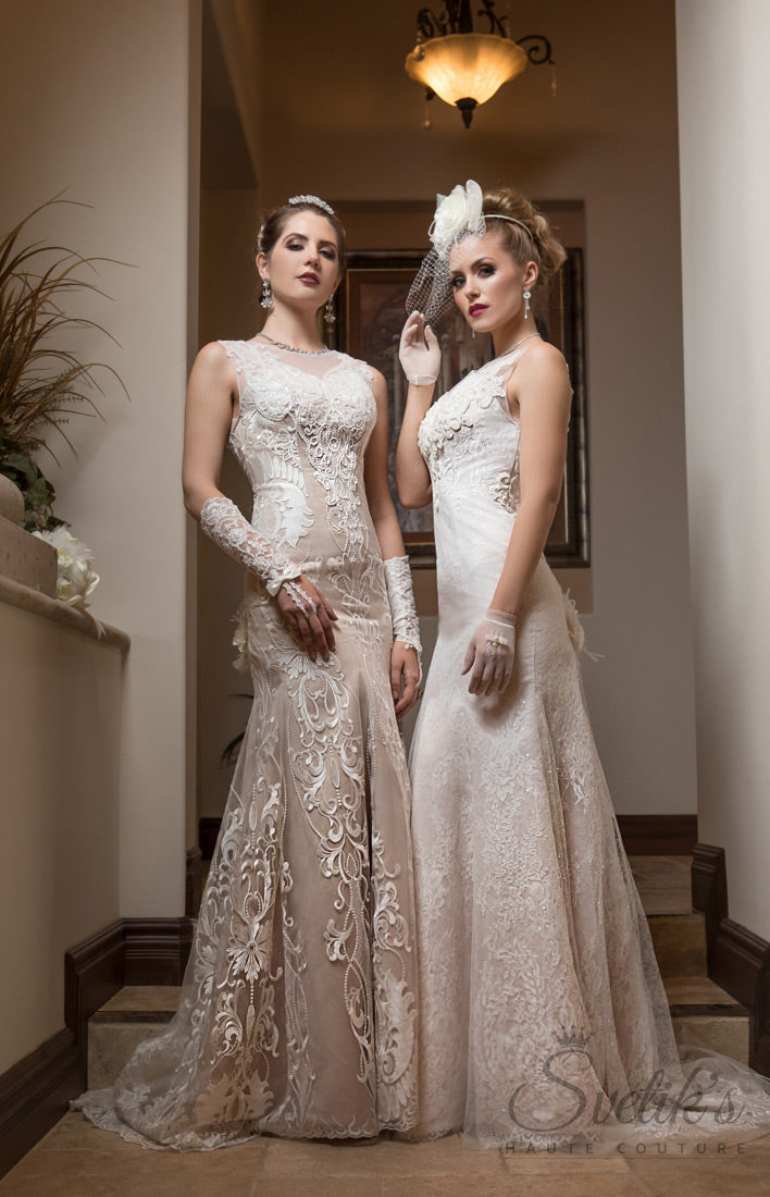 Blossoming Almond - Candleglow Lace - In Stock in size x-small/small (0-4)
