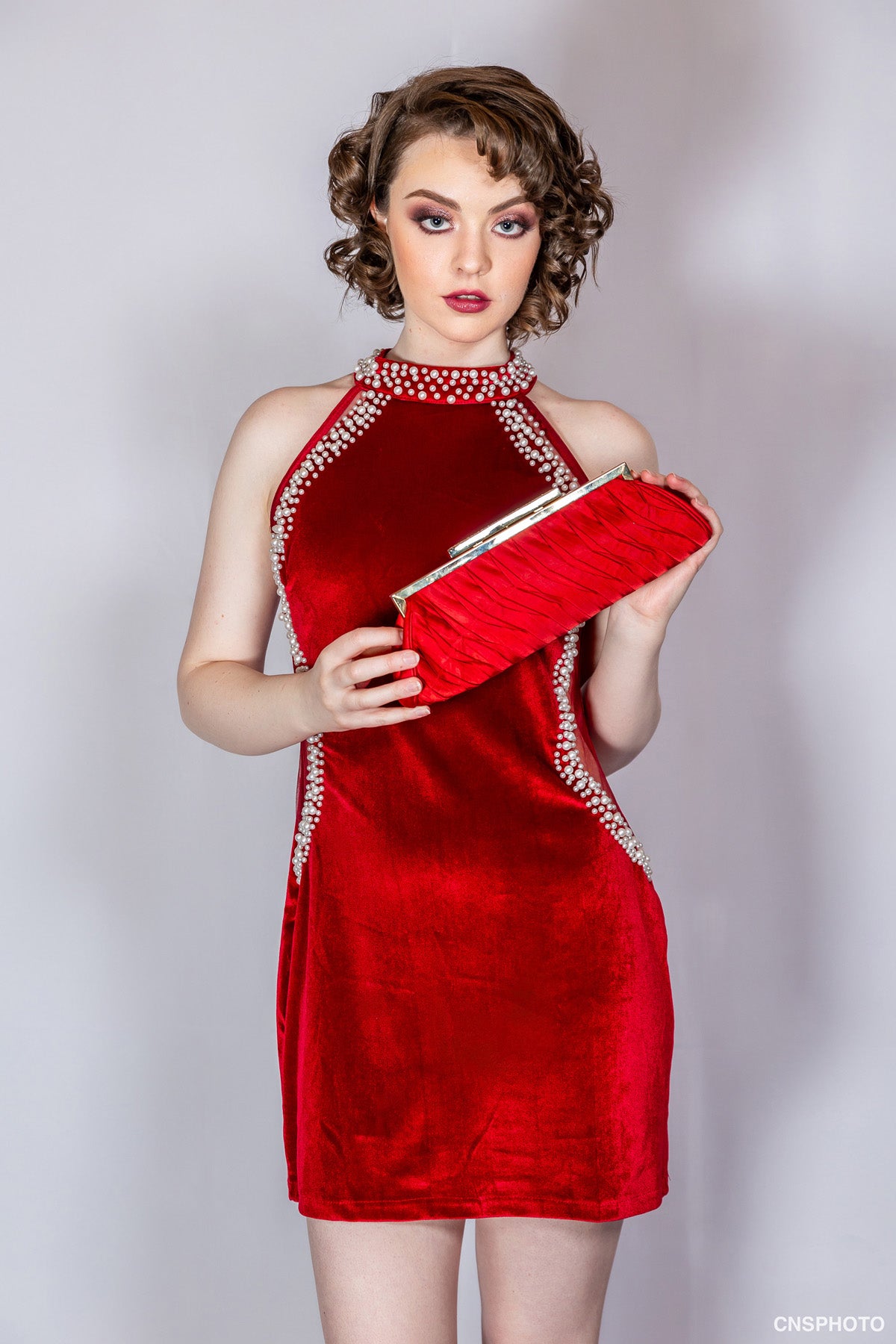 Red Velvet Dress