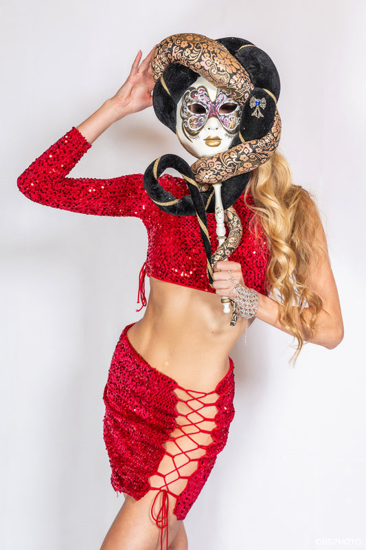 Dani Red Sequin