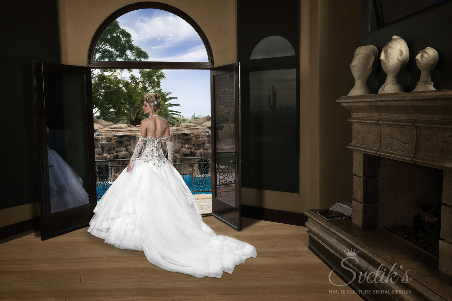 Swarovski Crystal Wedding Dress