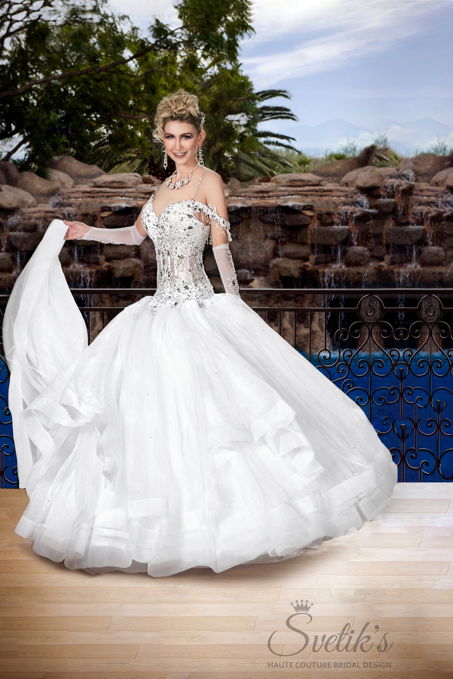 Swarovski Crystal Wedding Dress