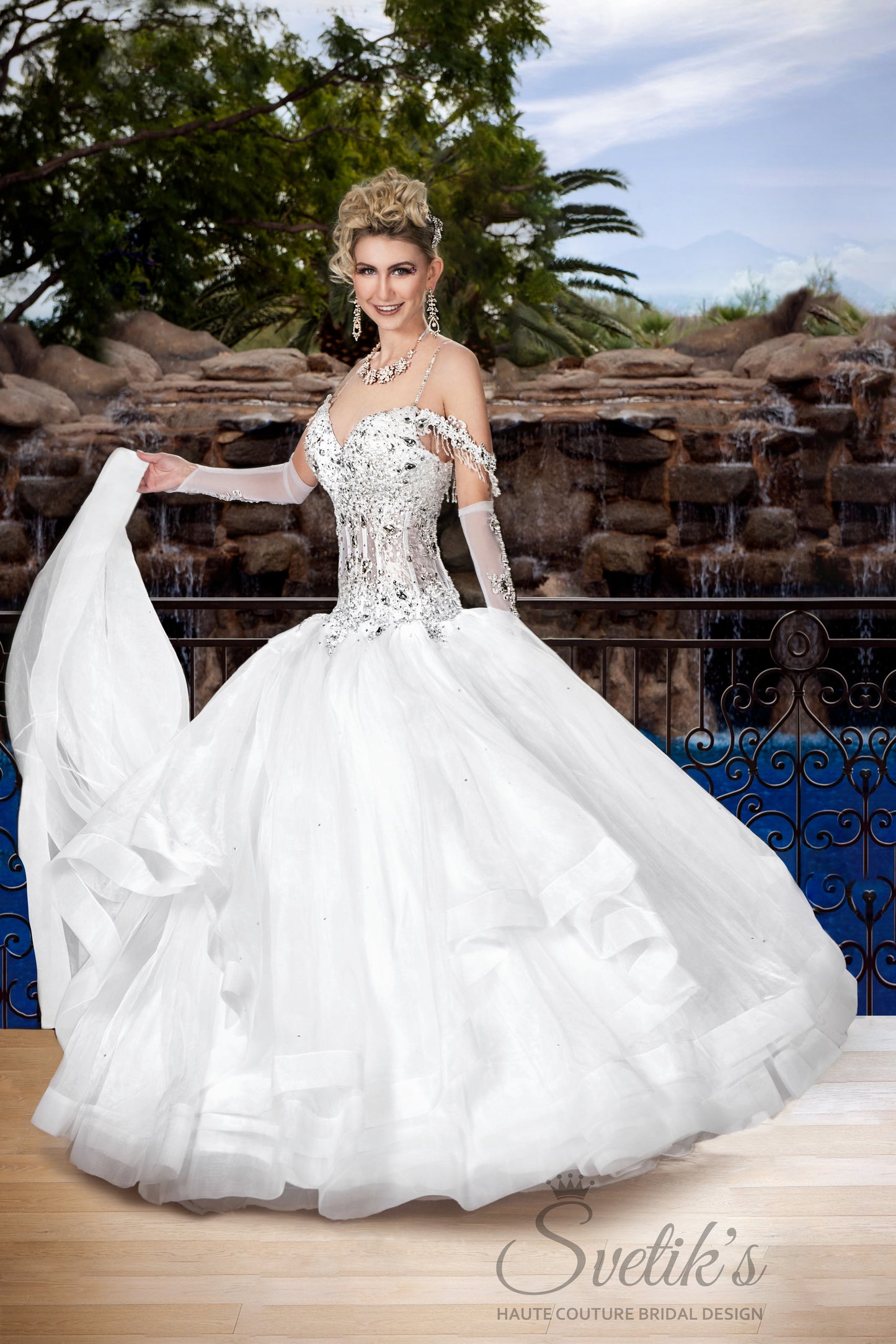 Swarovski Crystal Wedding Dress
