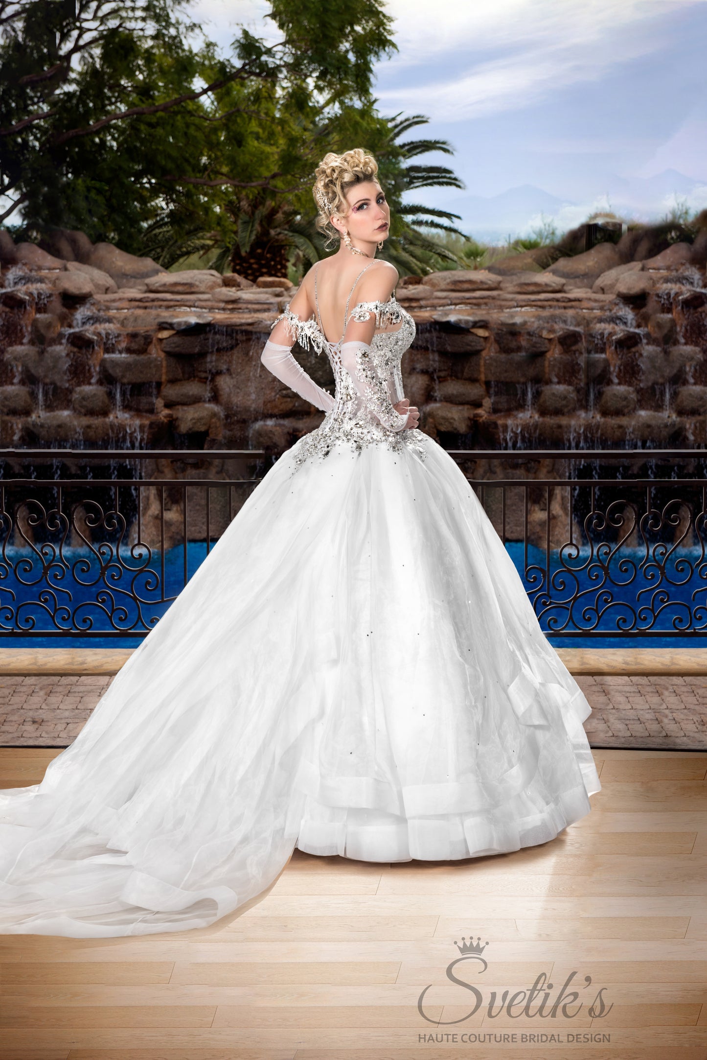 Swarovski Crystal Wedding Dress