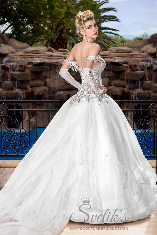 Swarovski Crystal Wedding Dress