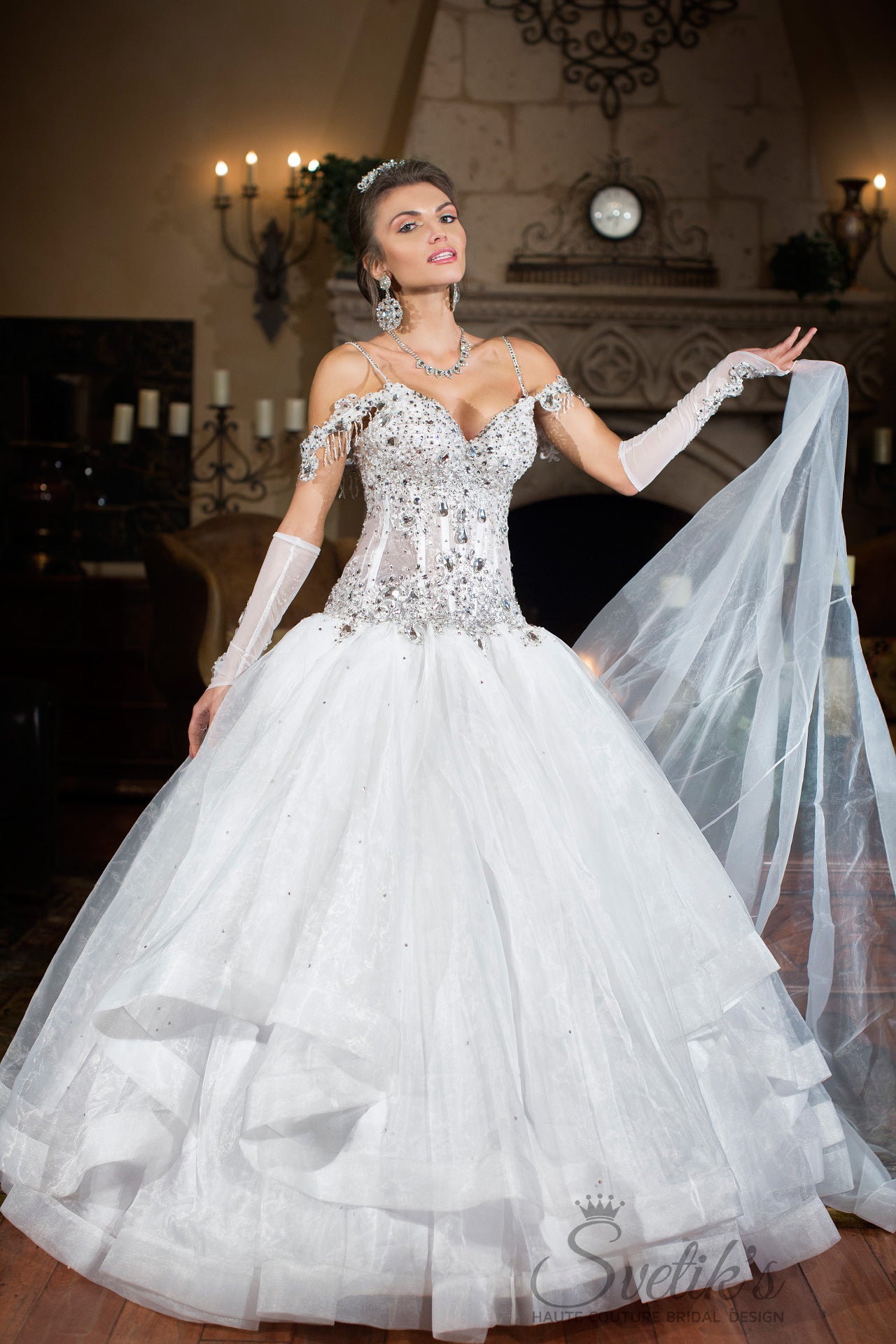 Swarovski Crystal Wedding Dress