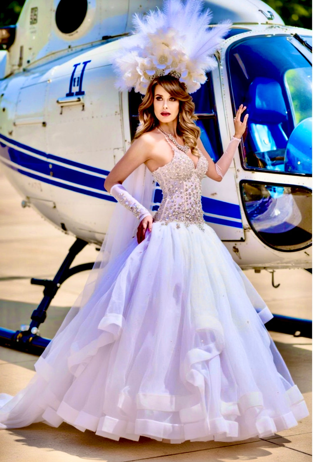 Swarovski Crystal Wedding Dress