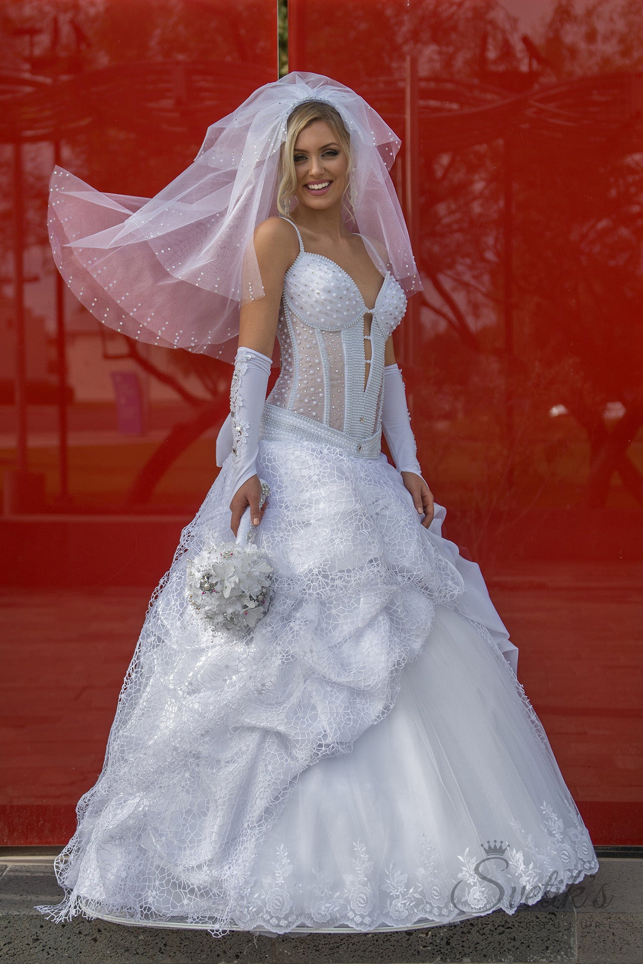 Brides Web 2 Sample -  In Stock in size  x-small/small (0-4)